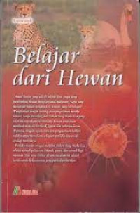 Image of Belajar Dari Hewan