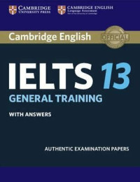 Image of Cambridge English IELTS 13 GENERAL TRAINING