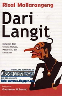 Image of Dari Langit: Kumpulan Esai tentang Manusia, Masyarakat dan kekuasaan