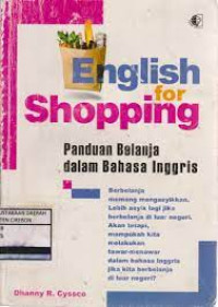 Image of English For Shopping