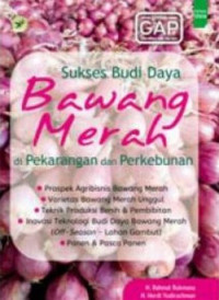 Image of Suksus Budi Daya Bawang Merah Di Pekarangan Dan Perkebunan