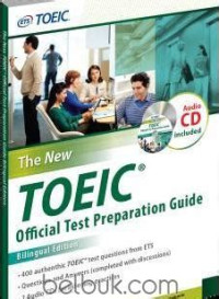 Image of The New TOEIC Official Test Preparation Guide Bilingual Edition