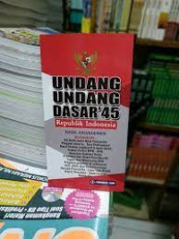 Image of Undang - Undang Dasar 45 Republik Indonesia