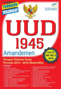 Image of UUD 1945 Hasil Amandemen & Proses Amandemen UUD 1945 Secara Lengkap